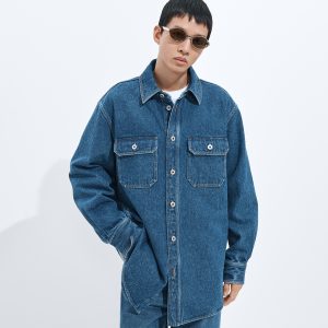 Medium Indigo Denim Overshirt
