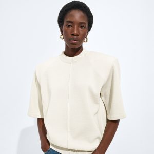 Wool Tailored Top