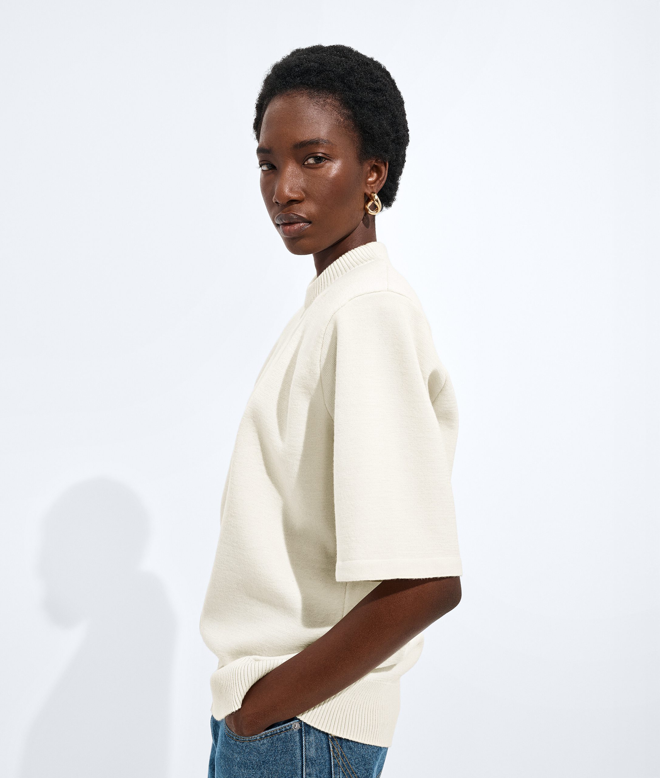 Wool Tailored Top - Image 2