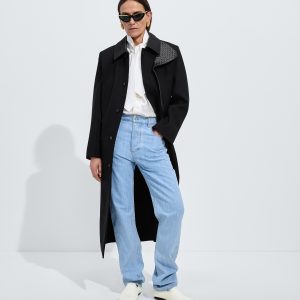 Light Chambray Straight Jeans