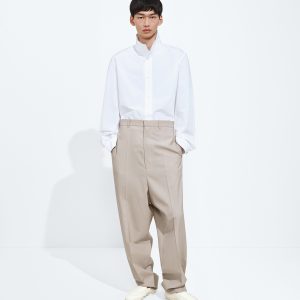 Wool And Cotton Pants