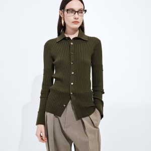 Cashmere And Silk Rib Shirt