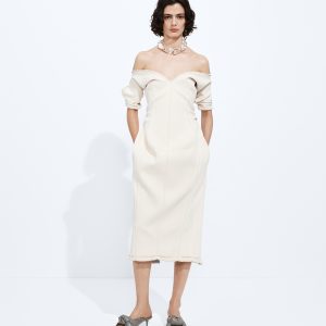 Double Crepe Dress
