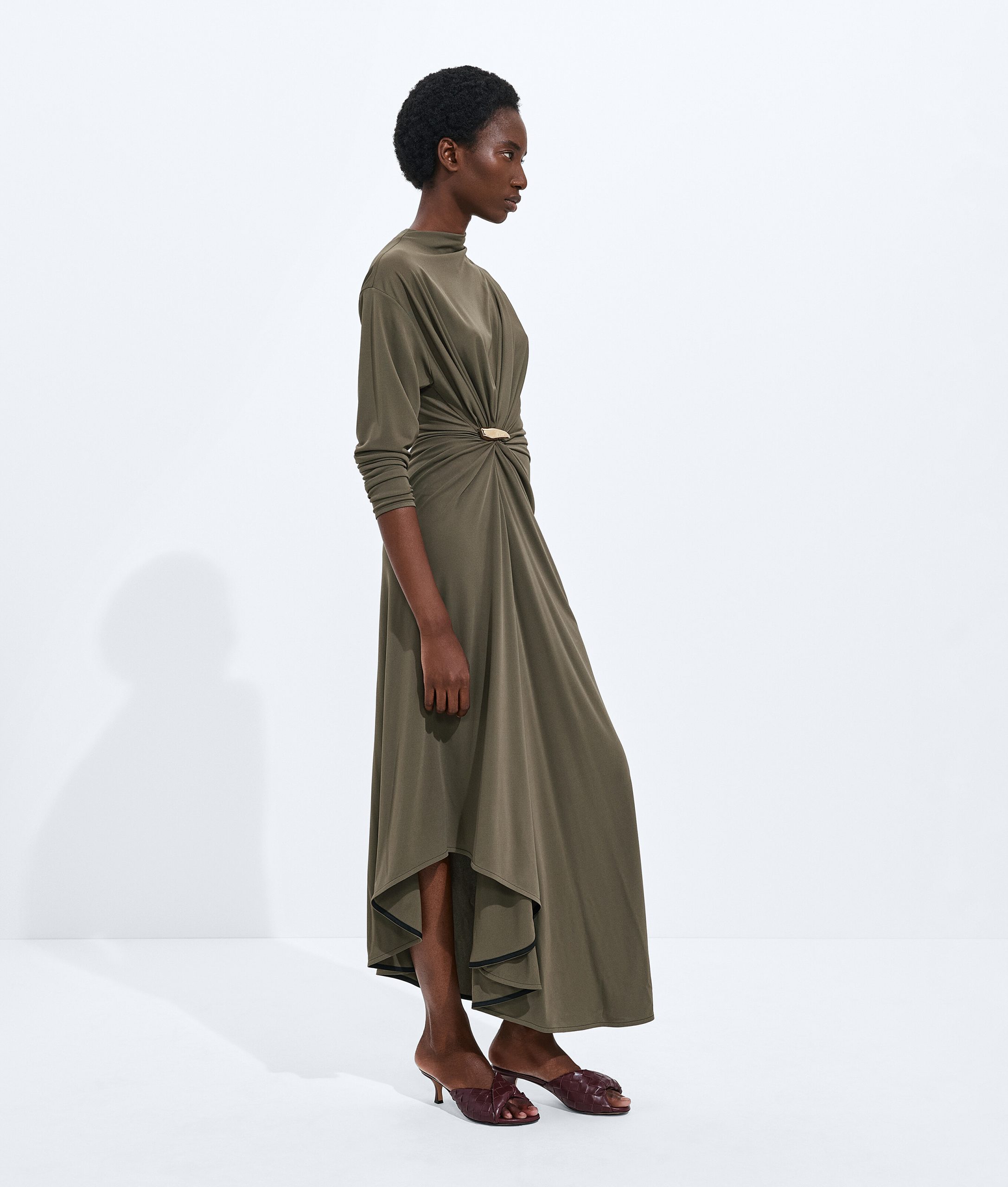 Crepe Viscose Jersey Dress - Image 2