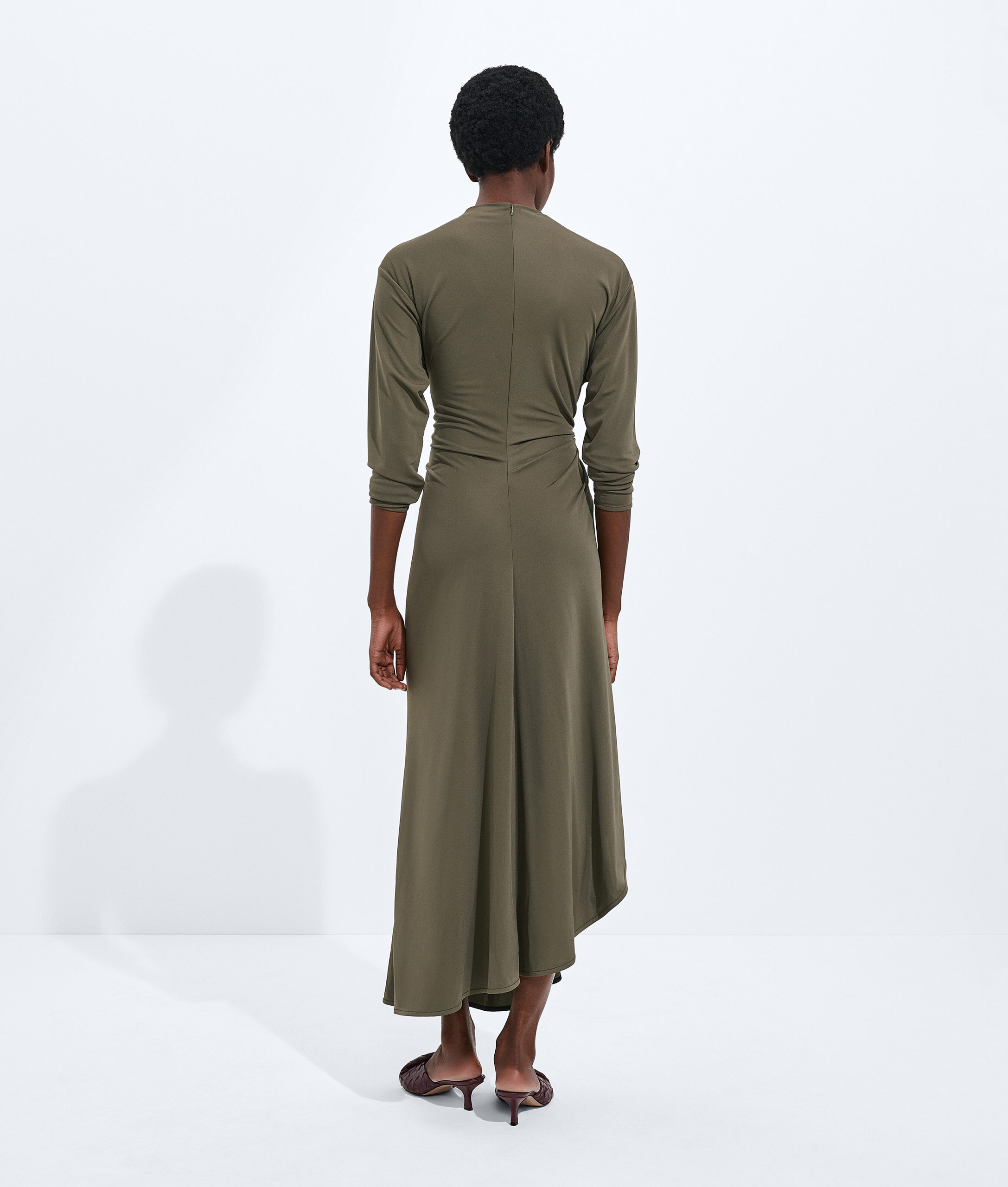 Crepe Viscose Jersey Dress - Image 3