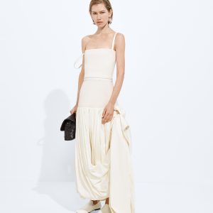 Wool Gabardine Dress