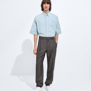Wool And Mohair Pants