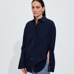 Fluid Silk And Viscose Shirt