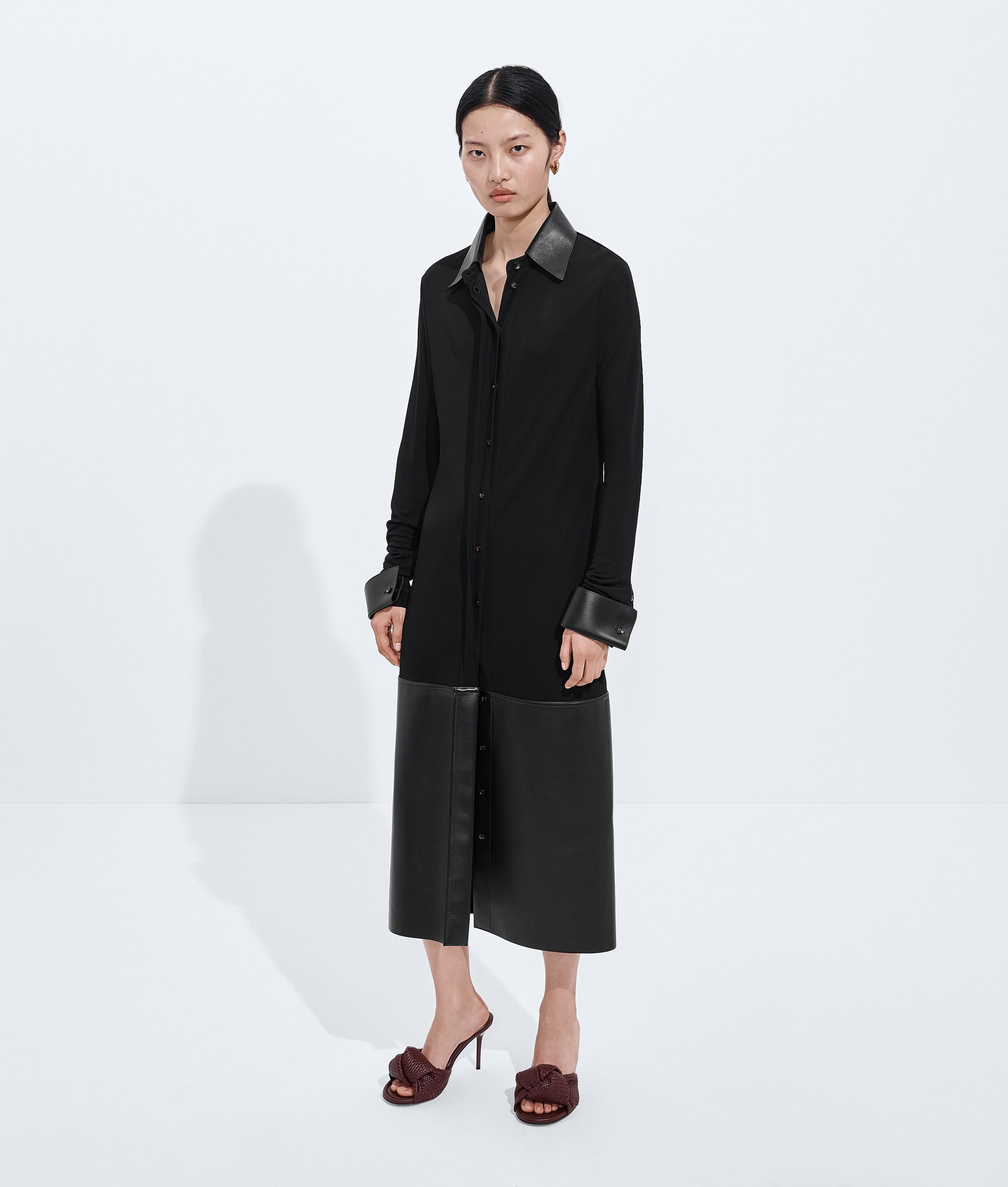 Crepe Viscose Jersey Dress