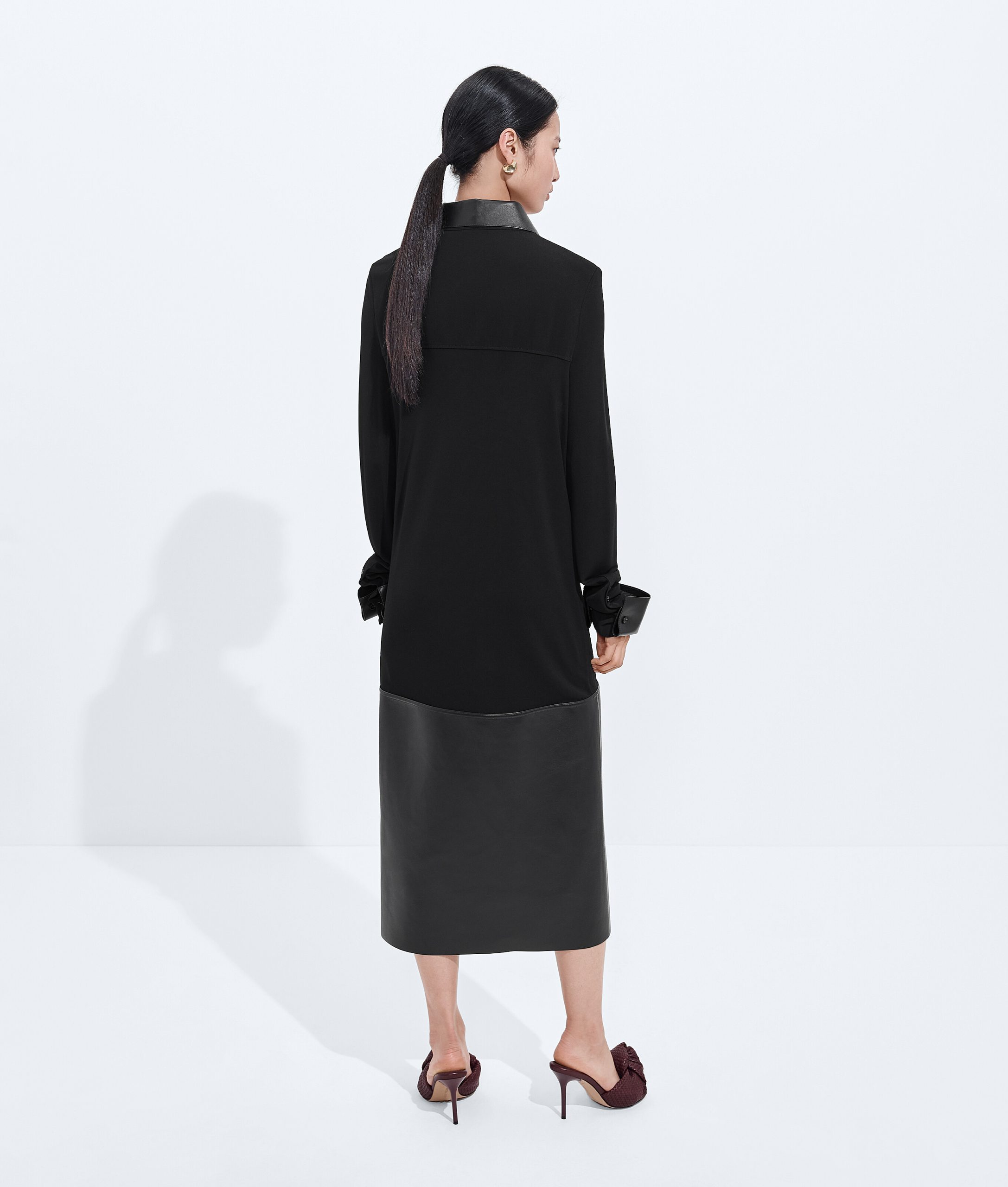 Crepe Viscose Jersey Dress - Image 3