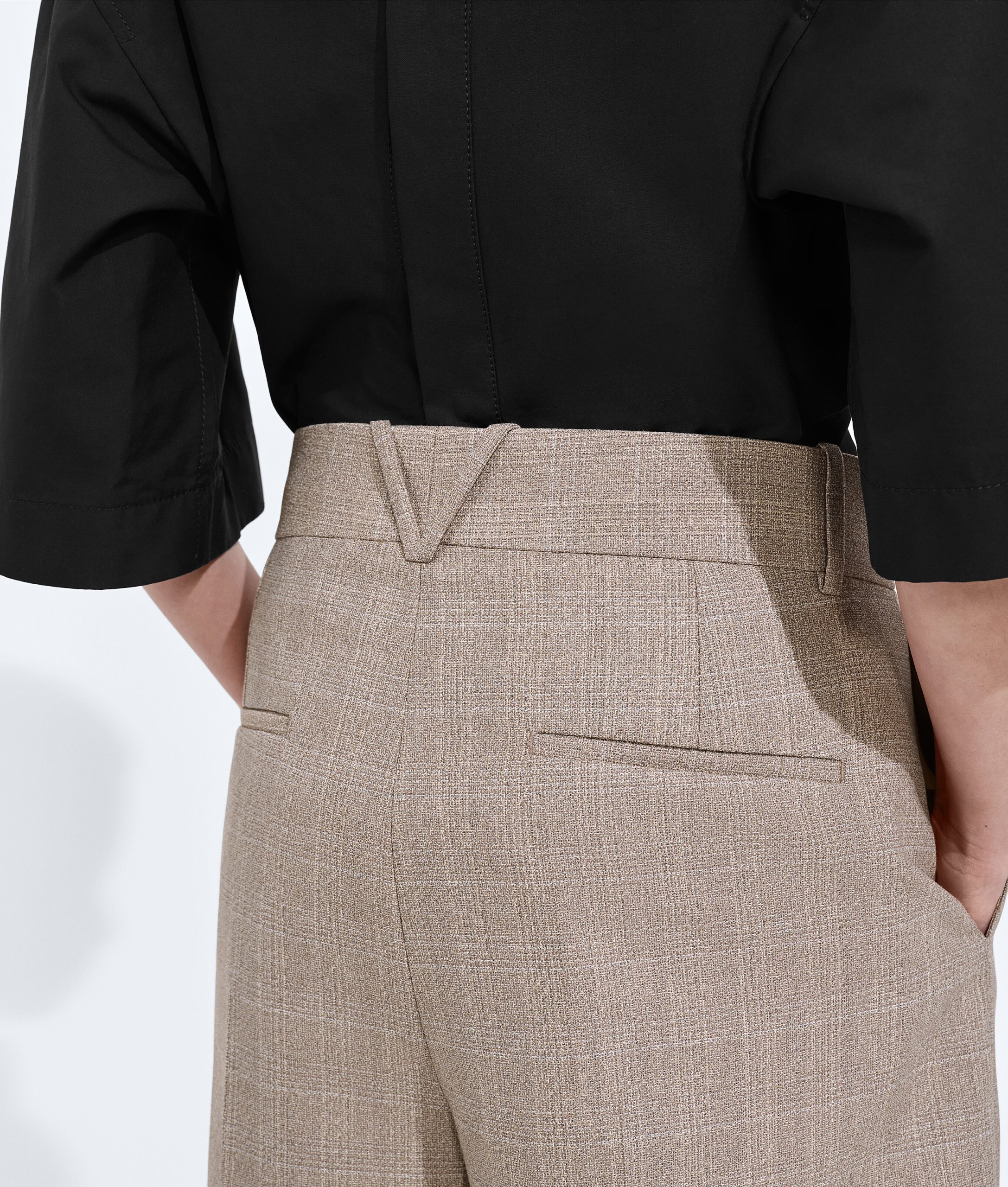 Prince Of Wales Wool Shorts - Image 5