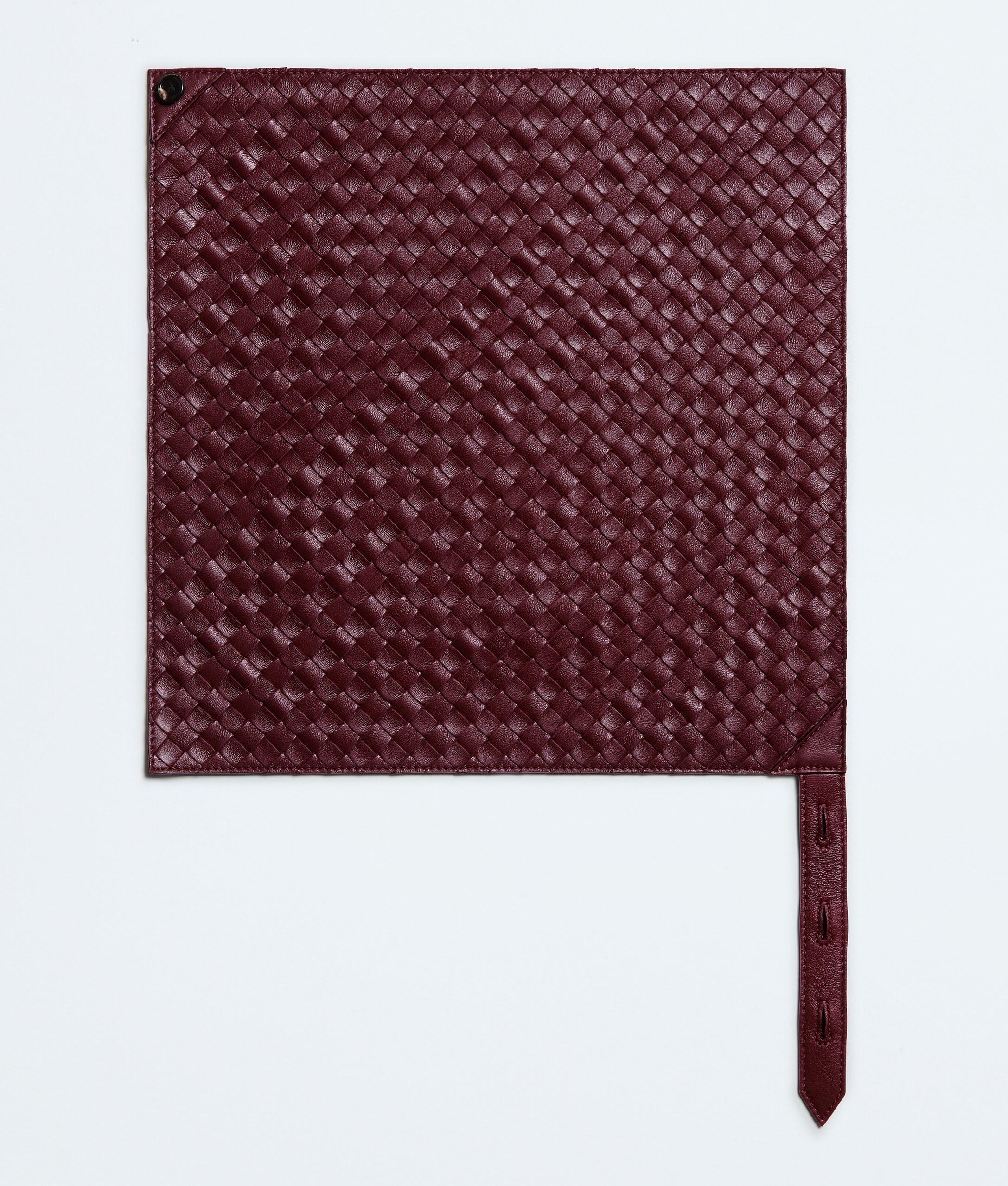 Leather Intrecciato Foulard