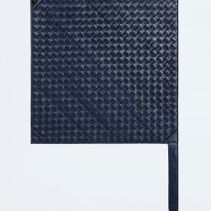 Leather Intrecciato Foulard