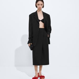 Cotton Gabardine Skirt