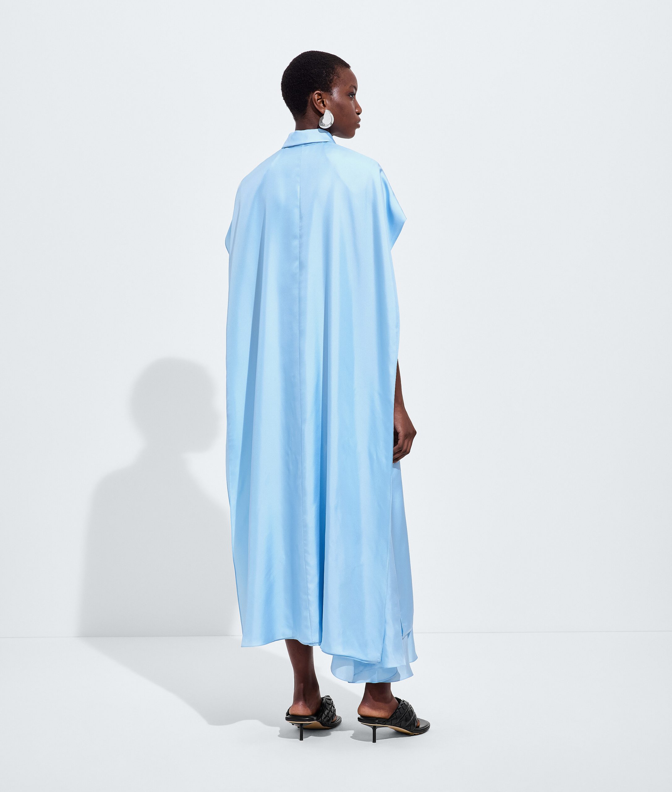 Silk Twill Shirt Dress - Image 3