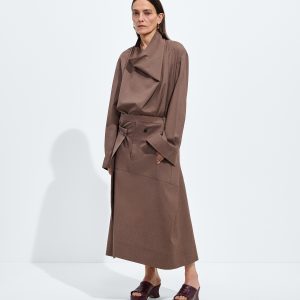 Light Wool Toile Skirt