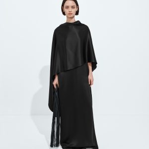 Fluid Silk Satin Dress