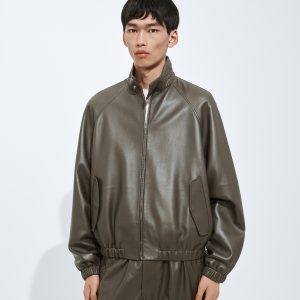 Leather Blouson