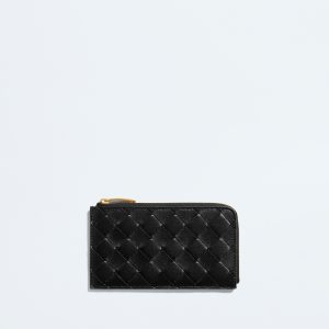 Intrecciato L-Zipped Card Case