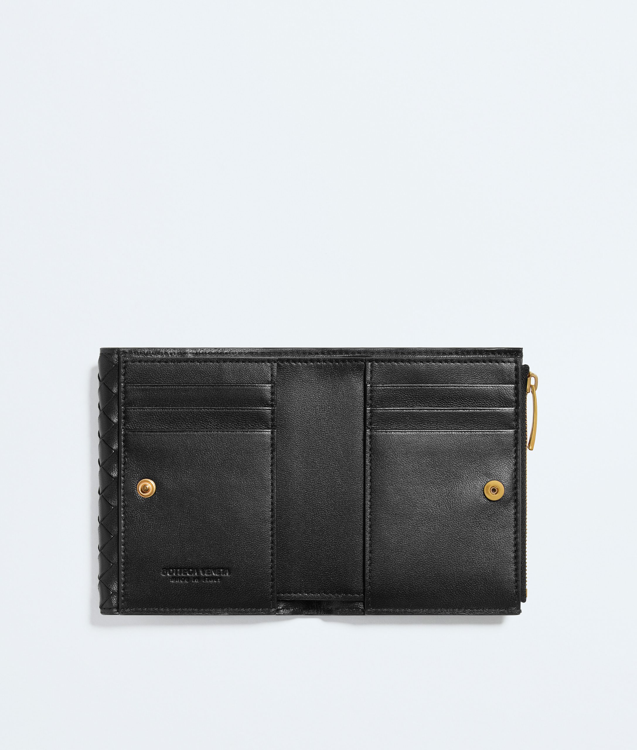 Intrecciato Piccolo Small Bi-Fold Zipped with Flap - Image 4