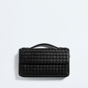 Intrecciato Piccolo Zip-Around Organizer