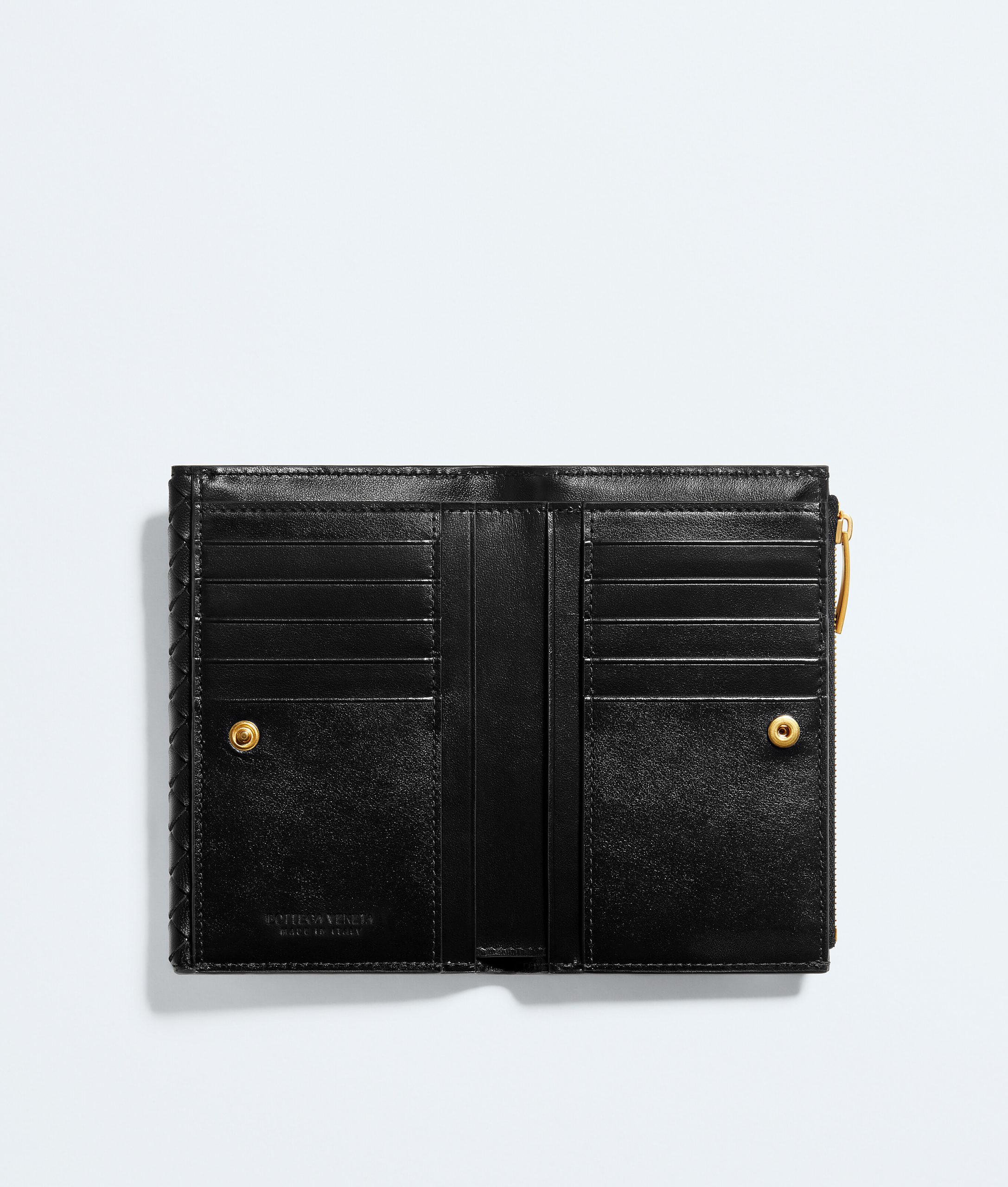 Intrecciato Piccolo Medium Bi-Fold Zipped with Flap - Image 2