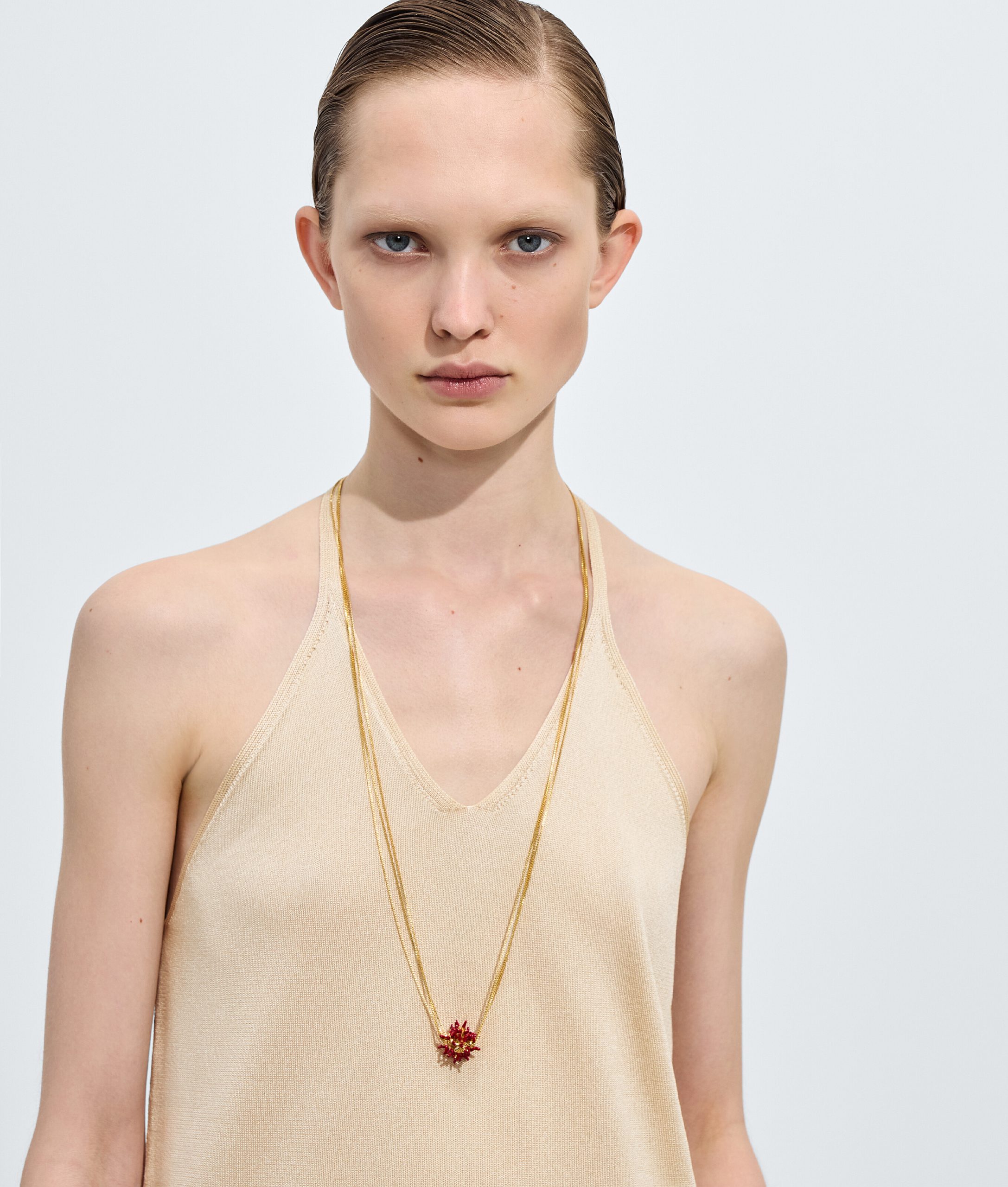 Sea Coral Pendant Necklace - Image 2