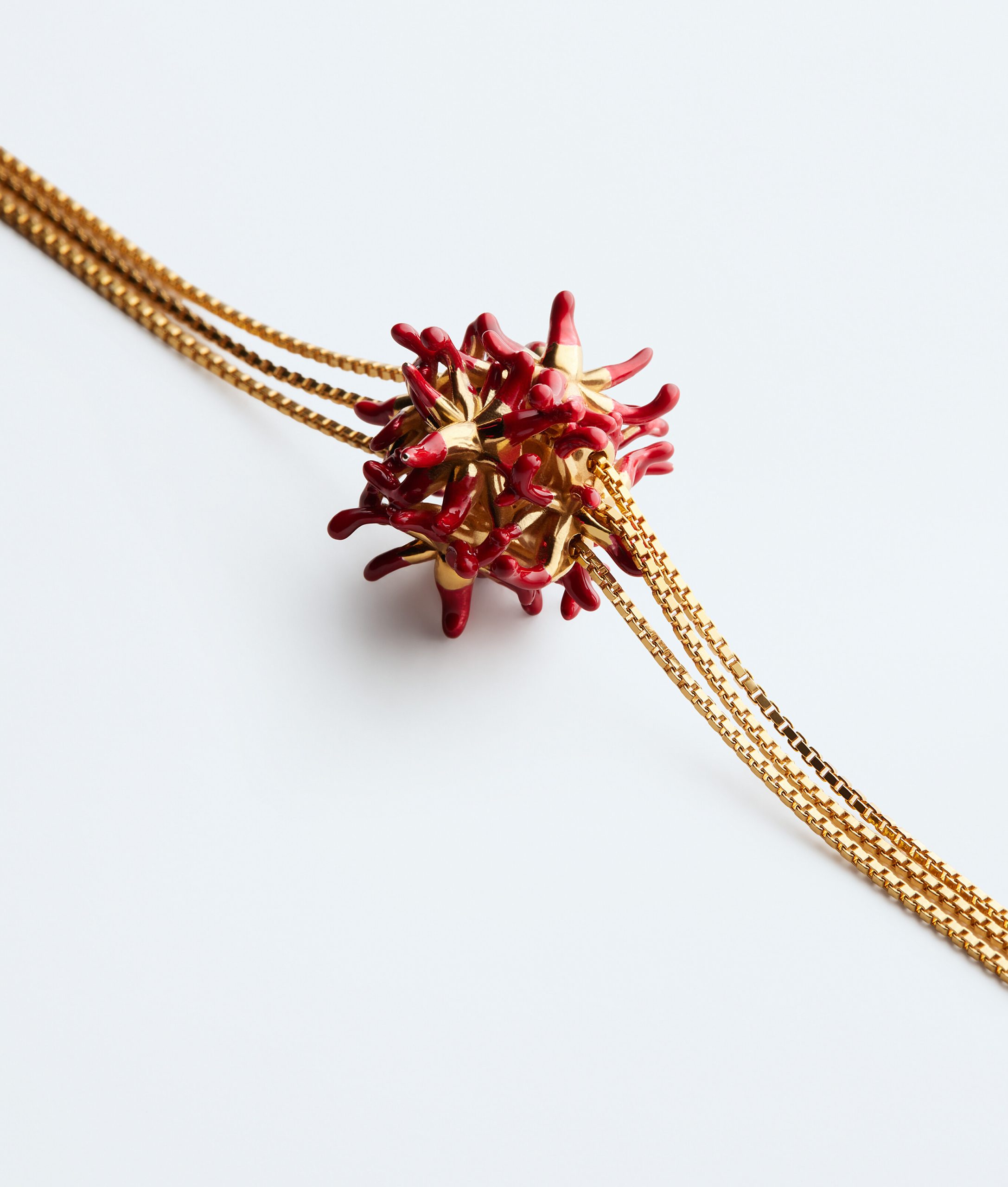 Sea Coral Pendant Necklace - Image 3