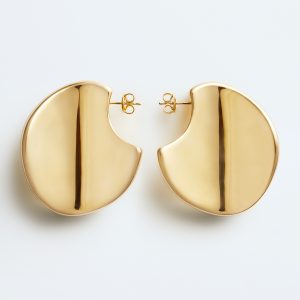 Large Disc Earrings