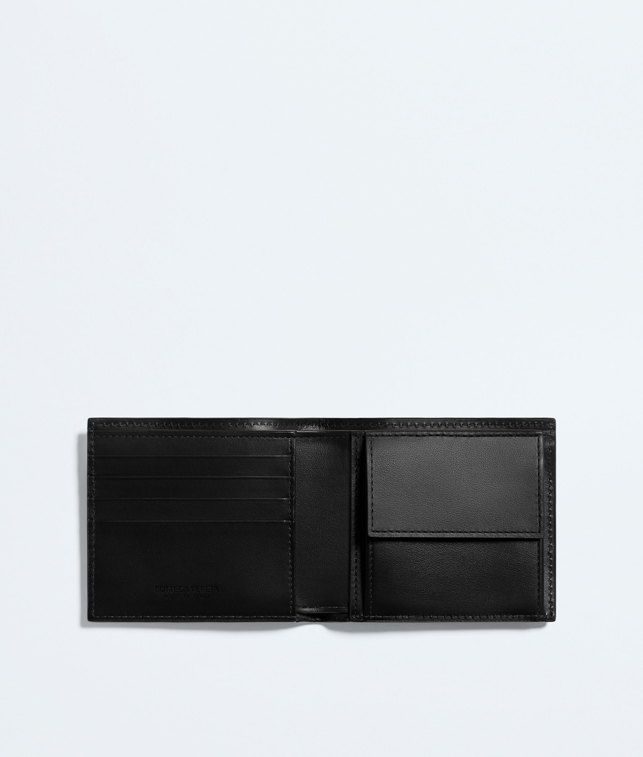Intrecciato Bi-Fold Wallet with Coin Purse - Image 2