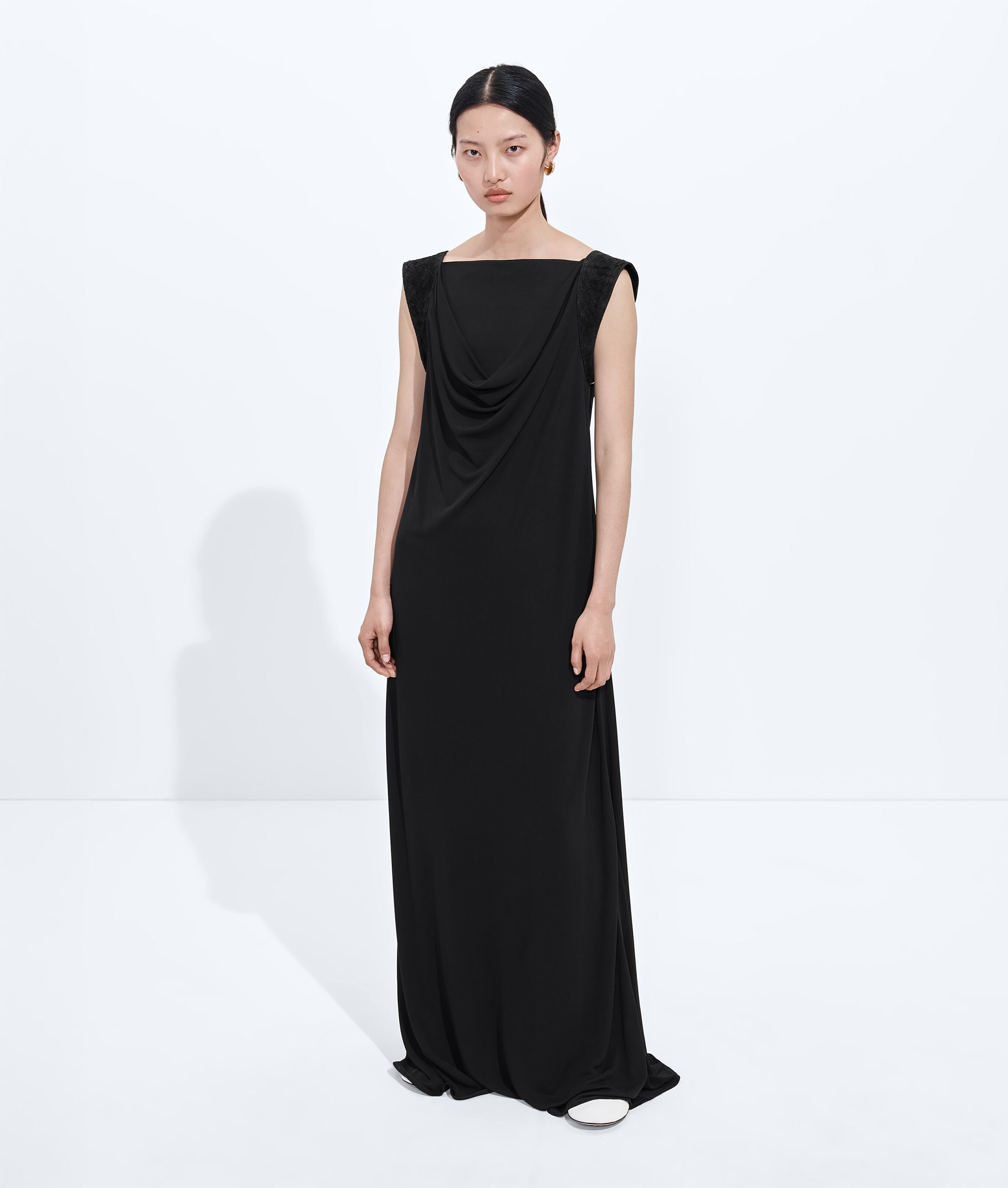 Crepe Viscose Jersey Dress