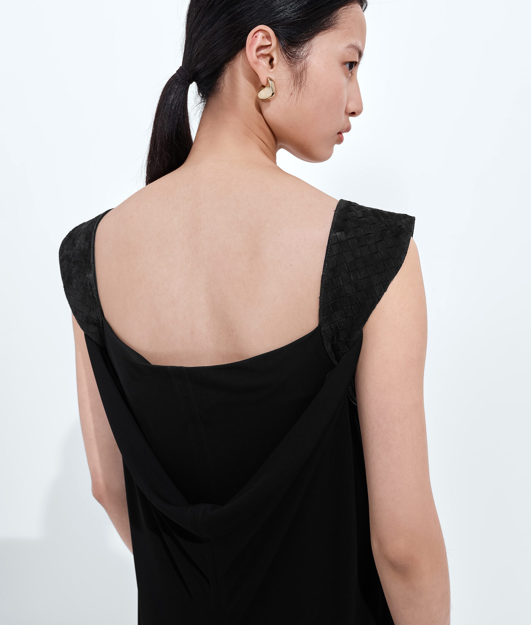 Crepe Viscose Jersey Dress - Image 3