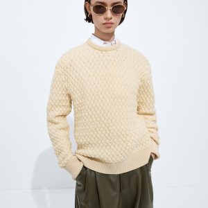 Intrecciato Wool Sweater