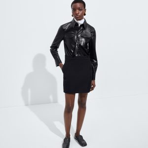 Cotton Gabardine Skirt