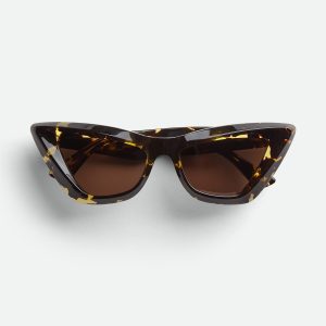 Angle Acetate Pointed Cat Eye Sunglasses