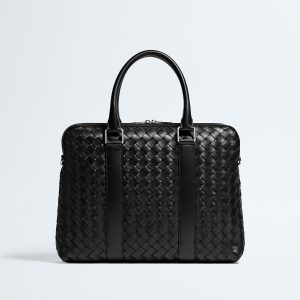 Slim Intrecciato Briefcase