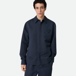 Silk And Cotton Twill Shirt