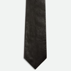 Shiny Leather Tie