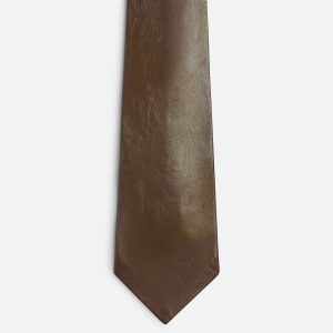 Shiny Leather Tie