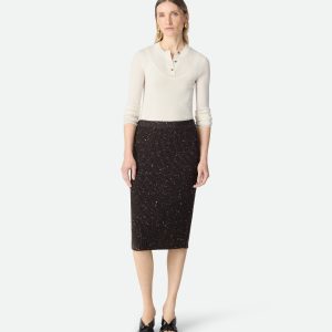 Wool English Rib Skirt