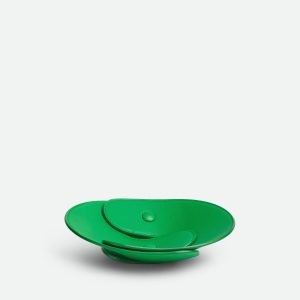 Interlocking Leather Tray - S