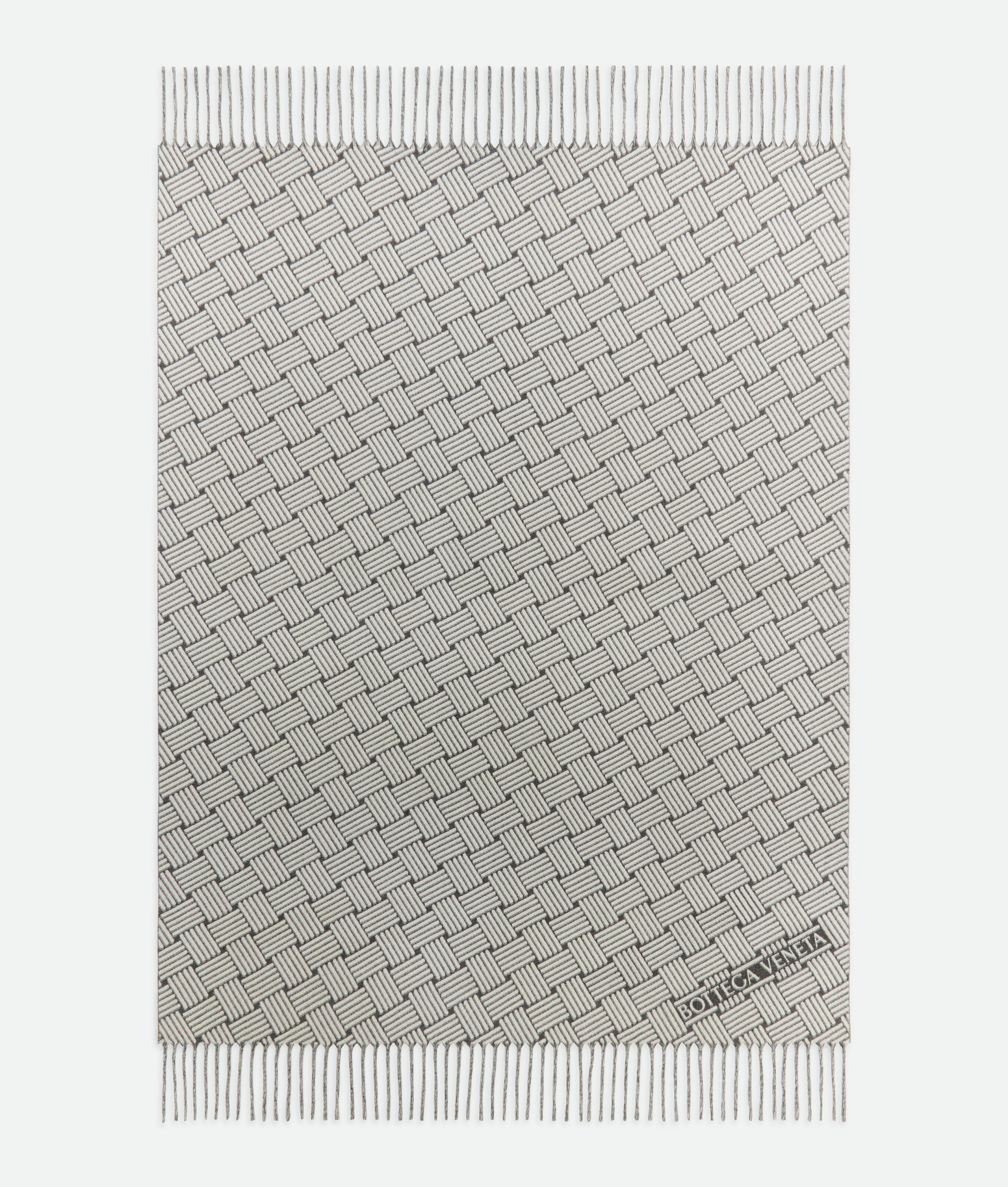 Cashmere Blanket With Intreccio Motif
