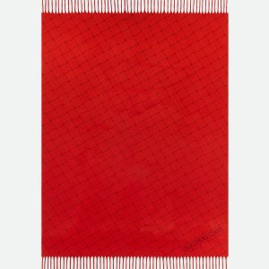 Cashmere Blanket With Intreccio Motif