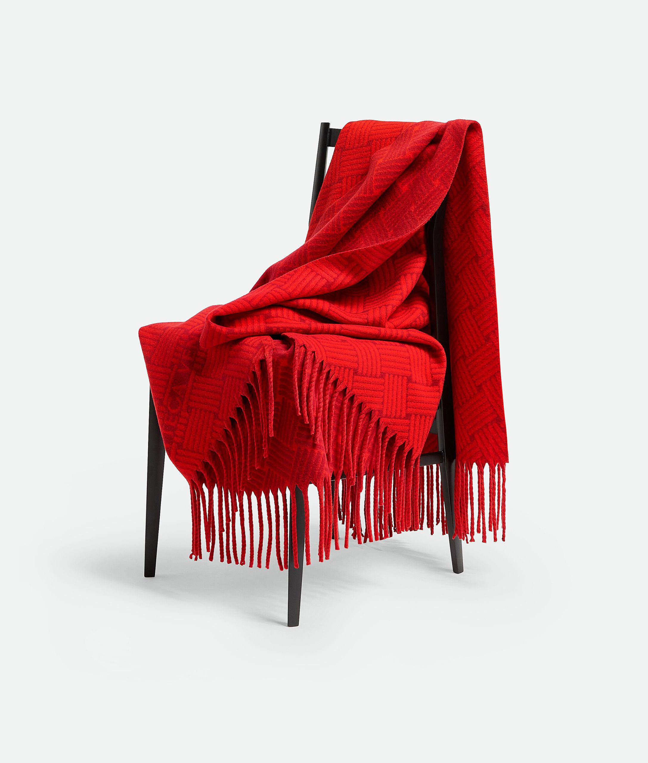 Cashmere Blanket With Intreccio Motif - Image 2