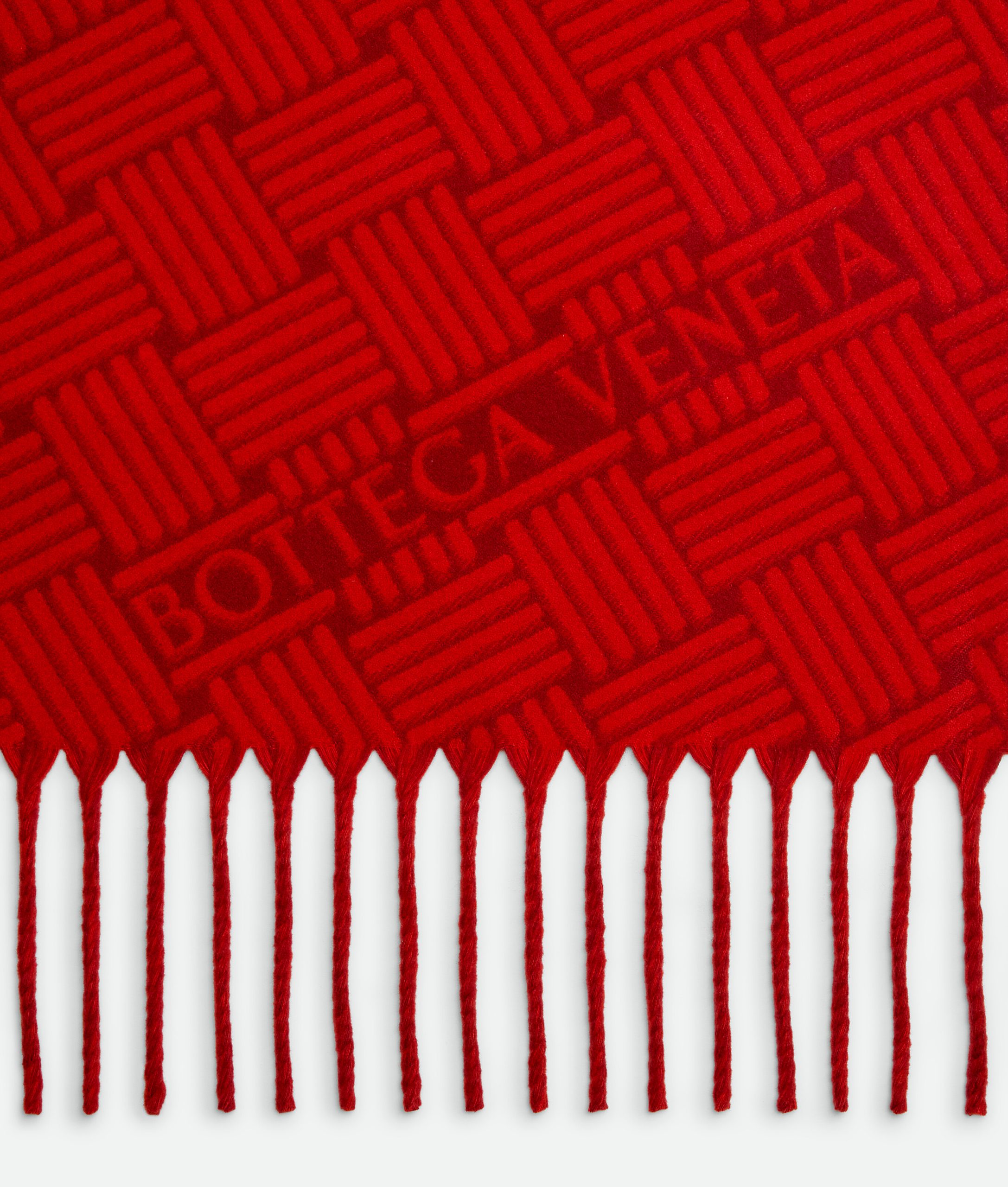 Cashmere Blanket With Intreccio Motif - Image 4