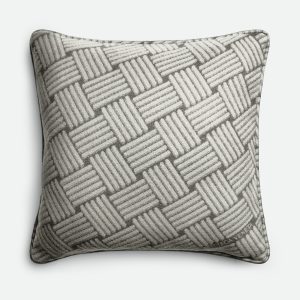 Cashmere Cushion With Intreccio Motif
