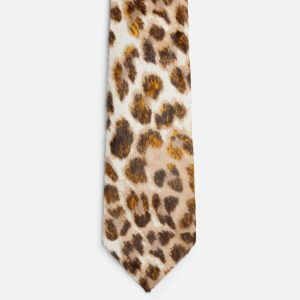 Printed Leather Tie