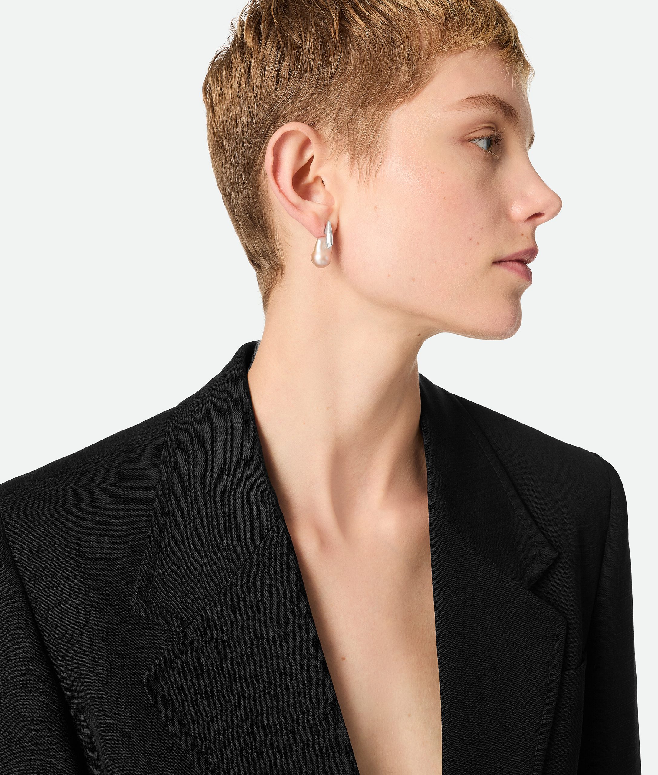 Small Pearl Earrings - Image 2