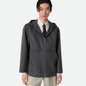 Double Face Wool Hoodie