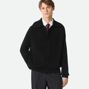 Cotton English Rib Cardigan